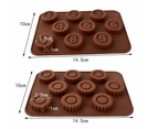 Baking pan number decoration chocolate, candy, cookie and cake baking pan, ice cube baking pan