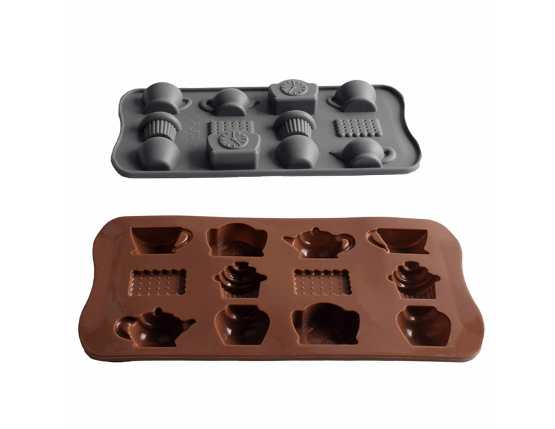 Baking pan Teapot-shaped chocolate and candy baking mold, creative ice cube baking mold