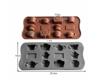 Baking pan Teapot-shaped chocolate and candy baking mold, creative ice cube baking mold