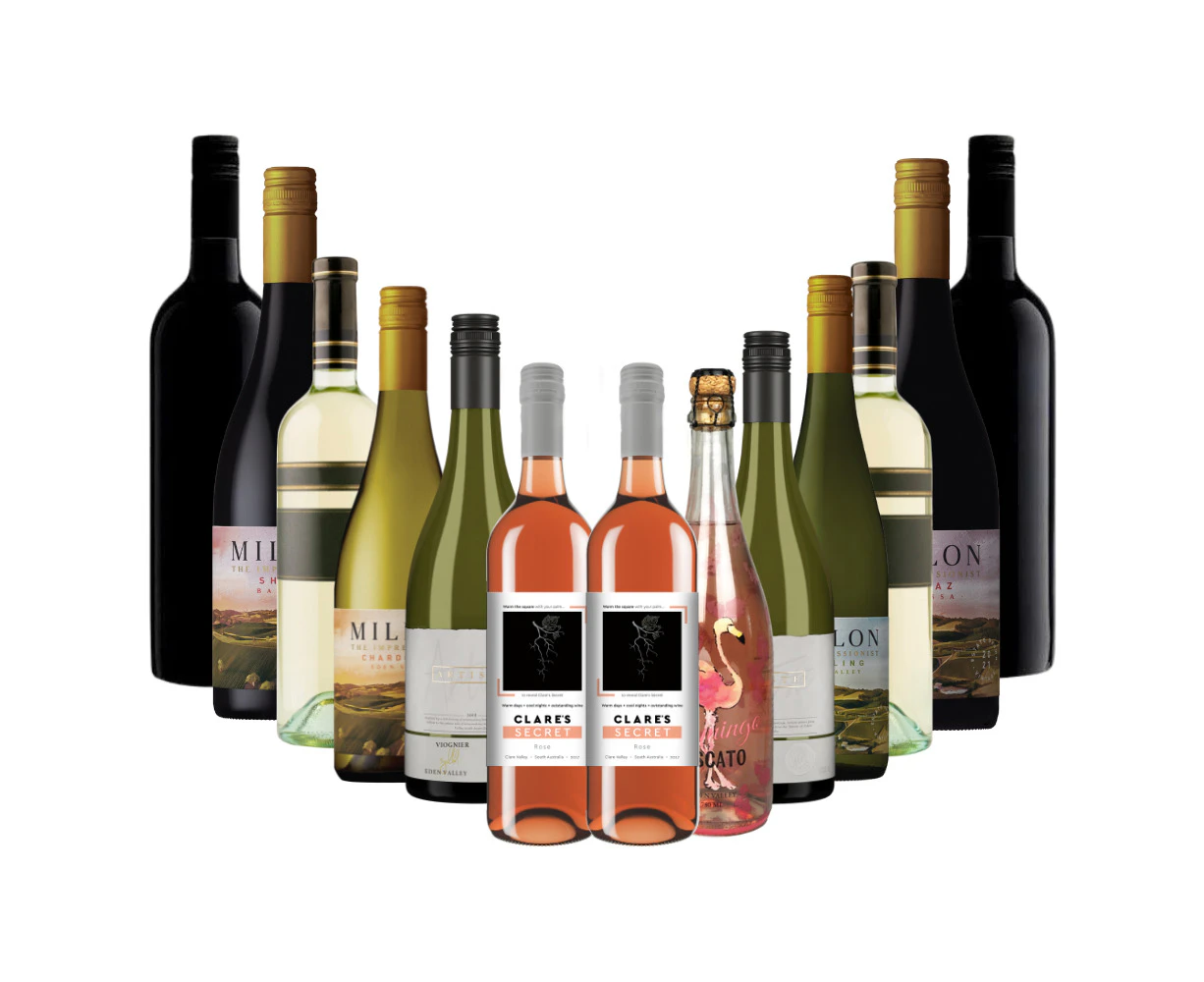 Mystery Clearance Mixed Case - 12 Bottles Of South Australian Wines Including Award Winning White & Red