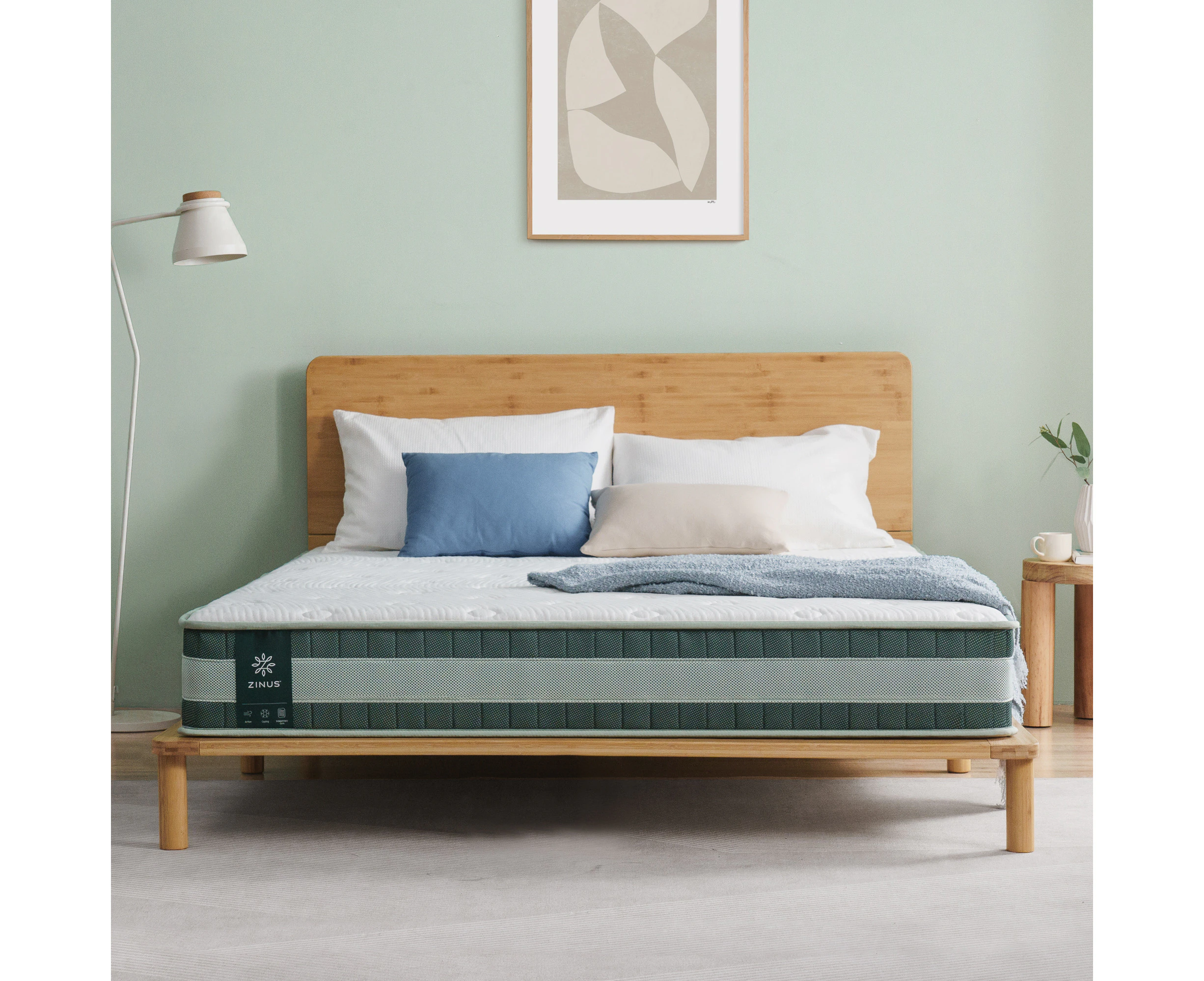 Zinus Green Premium Pocket Spring Mattress