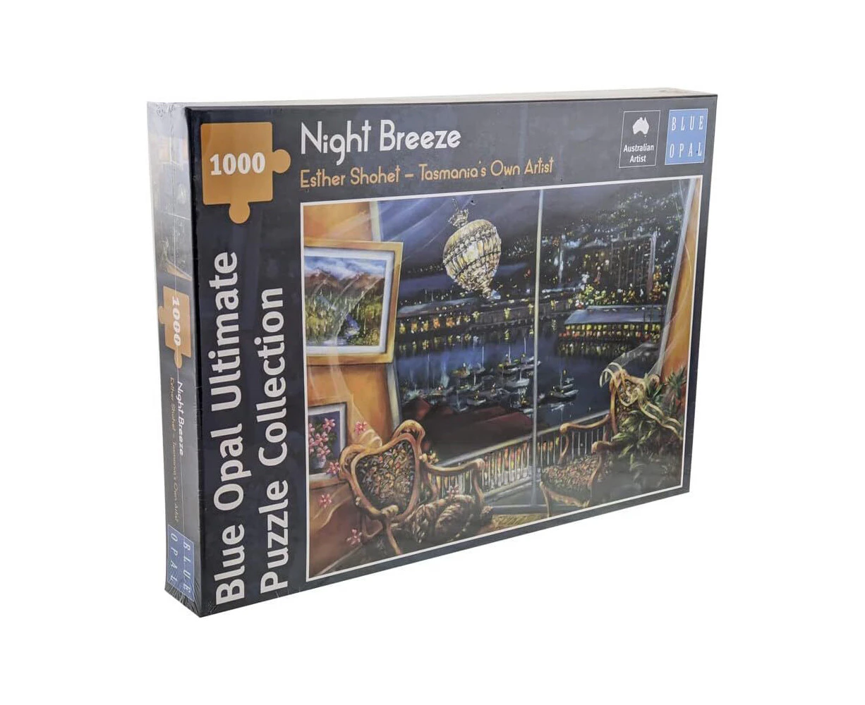 1000pc Blue Opal Shohet Night Breeze Jigsaw Puzzle Interactive Toy Playset 12+