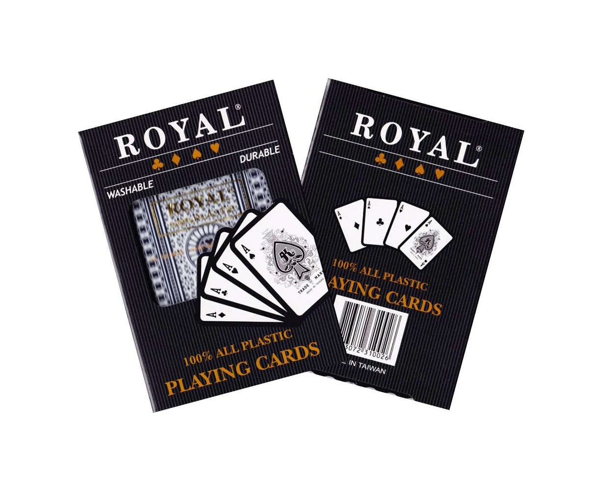 Royal 100% All Plastic Playing Cards Single Deck