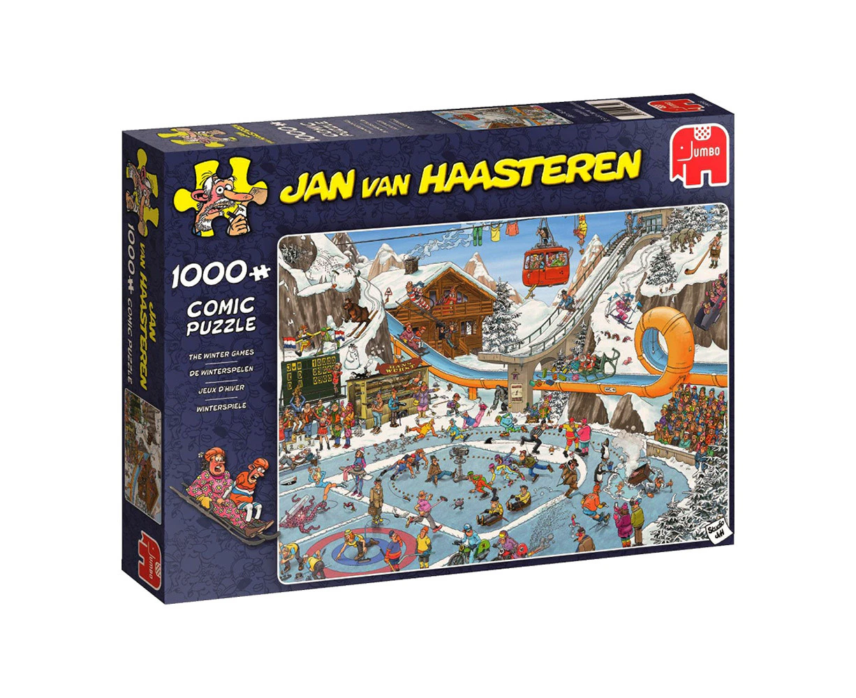 Jan Van Haasteren The Winter Games 1000 Piece Jigsaw Puzzle