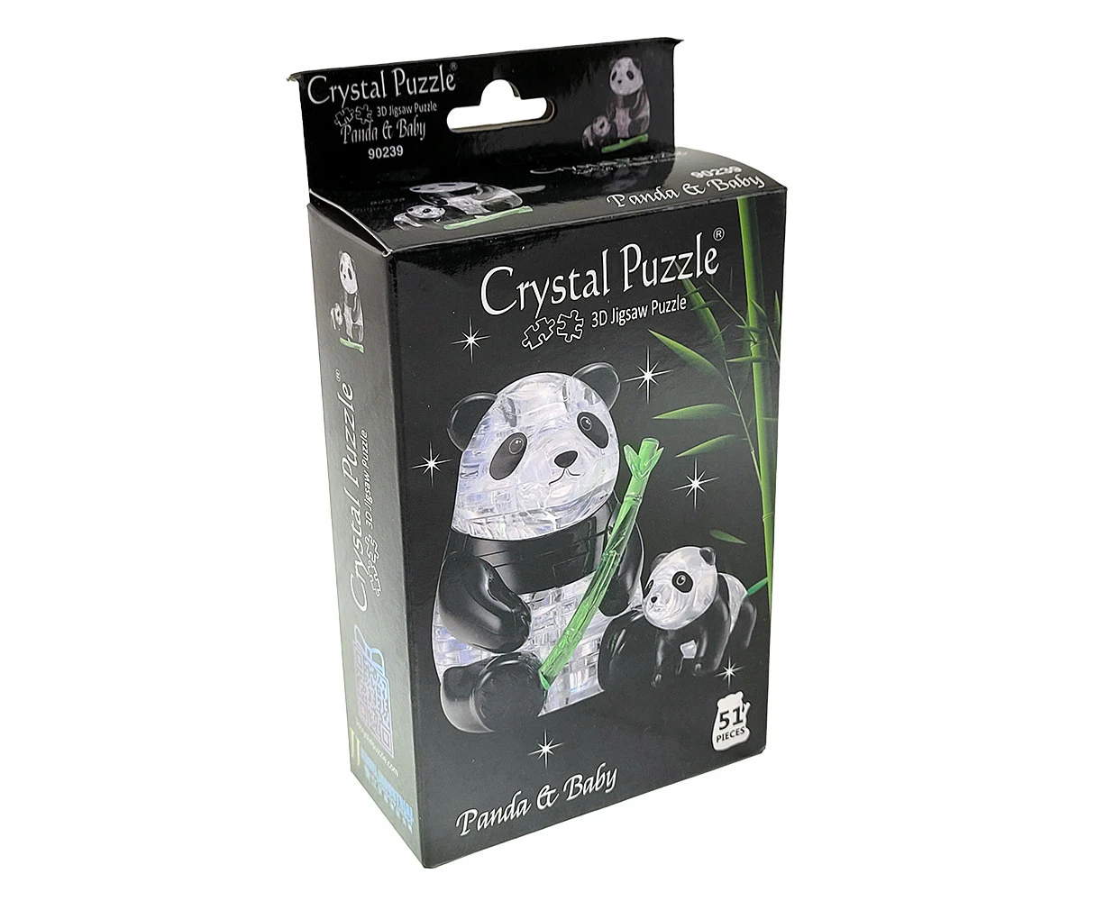 3D Crystal Puzzle 2 Pandas