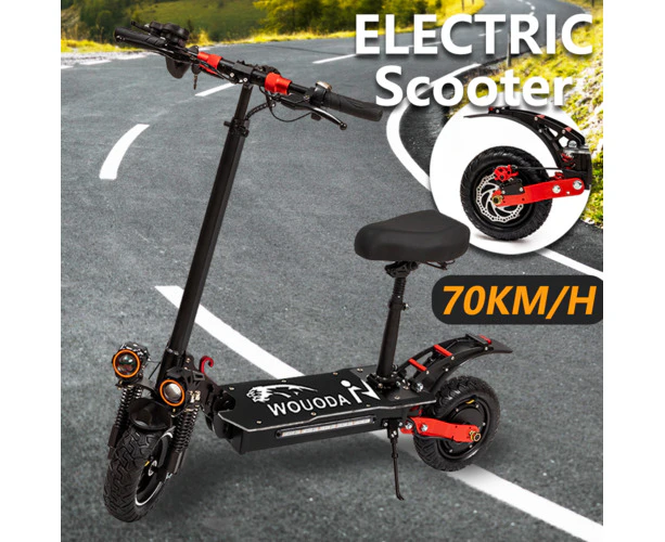 2024 2000W Portable Electric Scooter 70KM/H Off Road Scooter Foldable E Bike