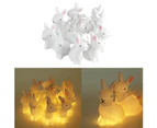 1.8M Cartoon 10 LED Decorative String Light Kids' Room Christmas Party Festival Decor #Rabbit