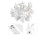 1.8M Cartoon 10 LED Decorative String Light Kids' Room Christmas Party Festival Decor #Rabbit