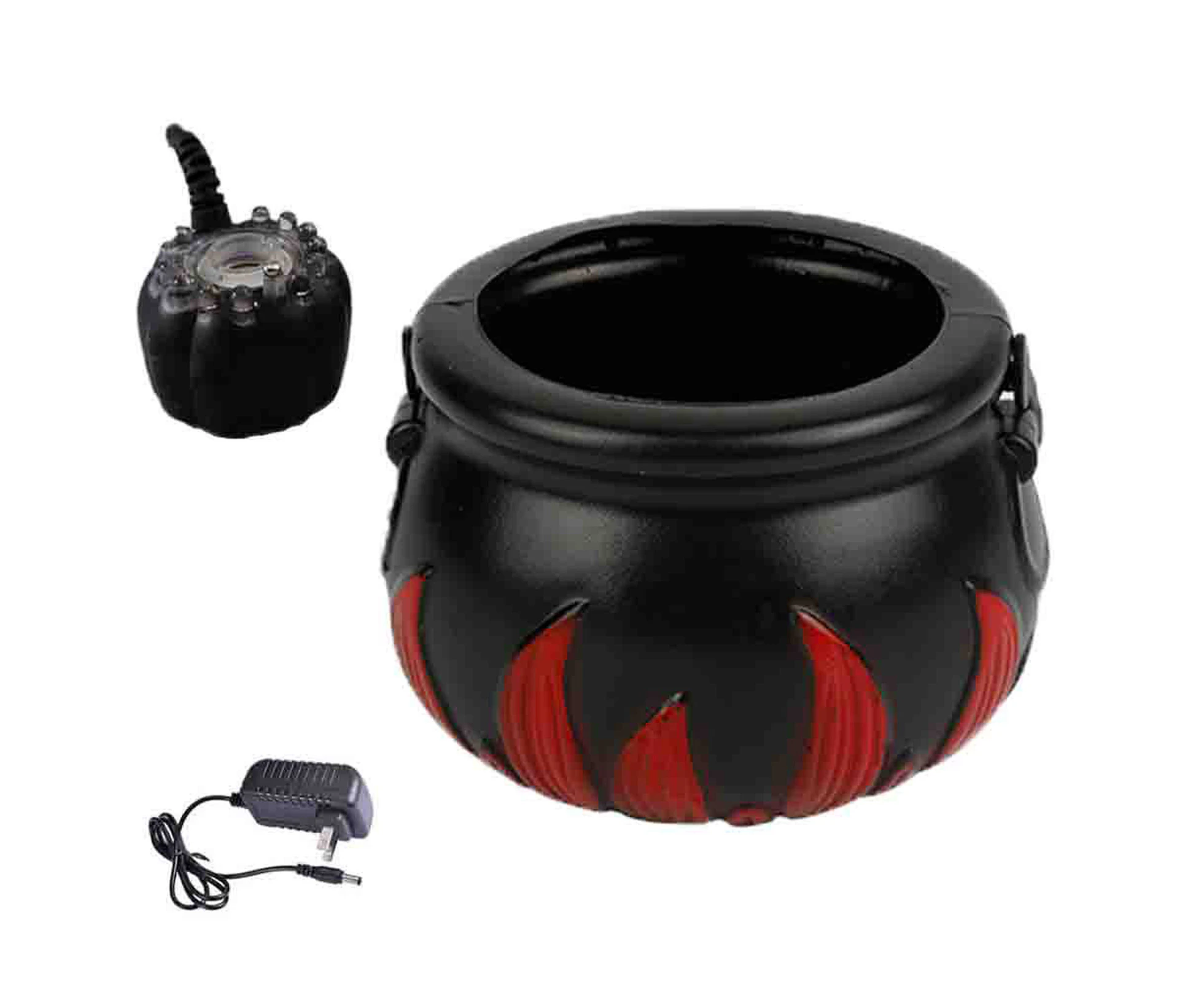 12 LED Halloween Witch Bucket Halloween Cauldron with Mist Maker