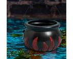 12 LED Halloween Witch Bucket Halloween Cauldron with Mist Maker