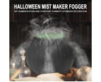 Halloween Witch's Cauldron Fog Machine Fog Maker LED Mist Maker Spray Decoration for Halloween Party