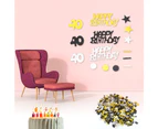 1500pcs Birthday Numbers Table Confetti Decoration Supplies for Birthday Anniversary Party (40)