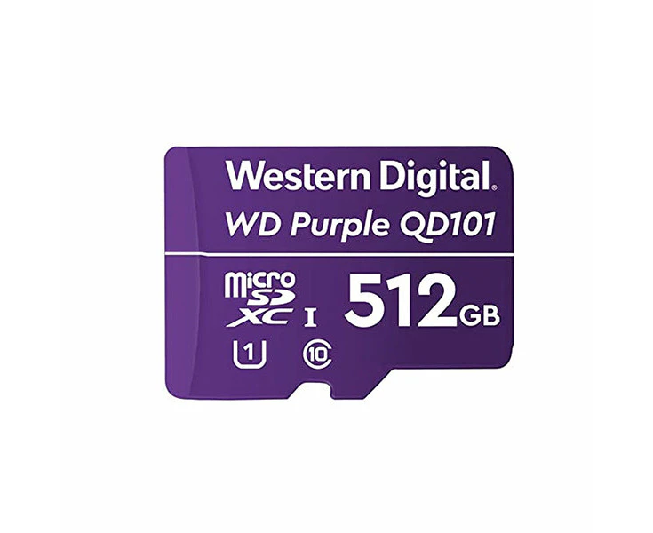 Western Digital MicroSDXC Card Humidity and Weather Resistant - 512Gb