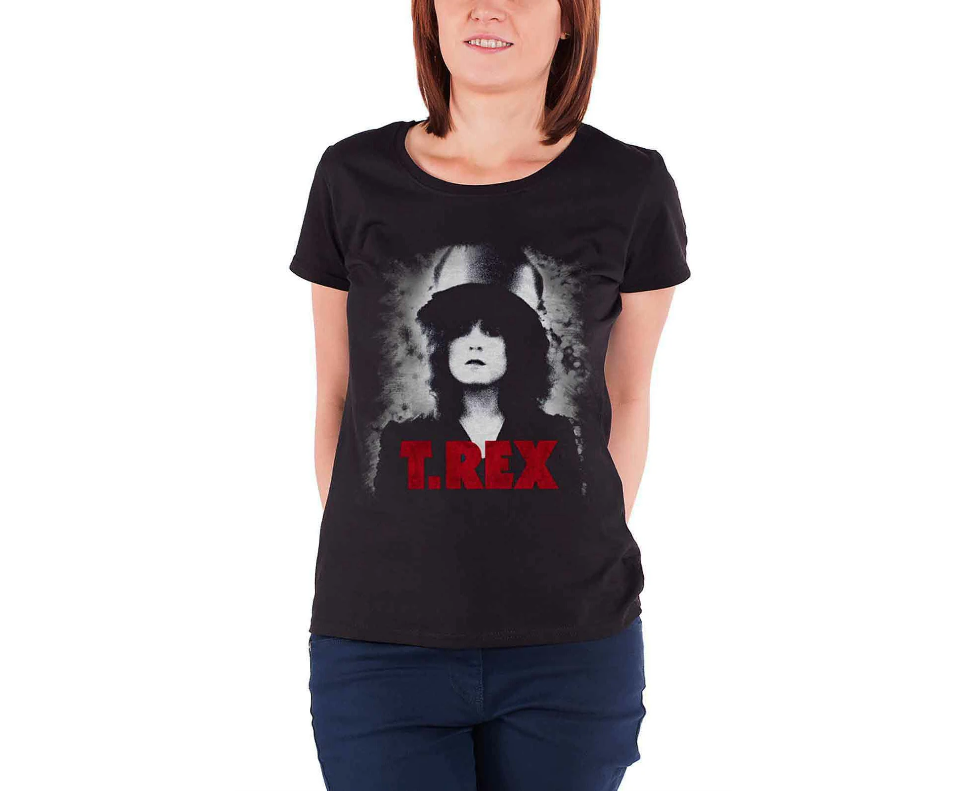 T Rex  T Shirt The Slider Marc Bolan T.Rex Official Womens Skinny Fit