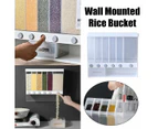 Wall-mounted Automatic Rice Dispenser Sealed Grain Plastic Storage Tank Grain