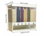 Wall-mounted Automatic Rice Dispenser Sealed Grain Plastic Storage Tank Grain