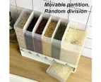 Wall-mounted Automatic Rice Dispenser Sealed Grain Plastic Storage Tank Grain