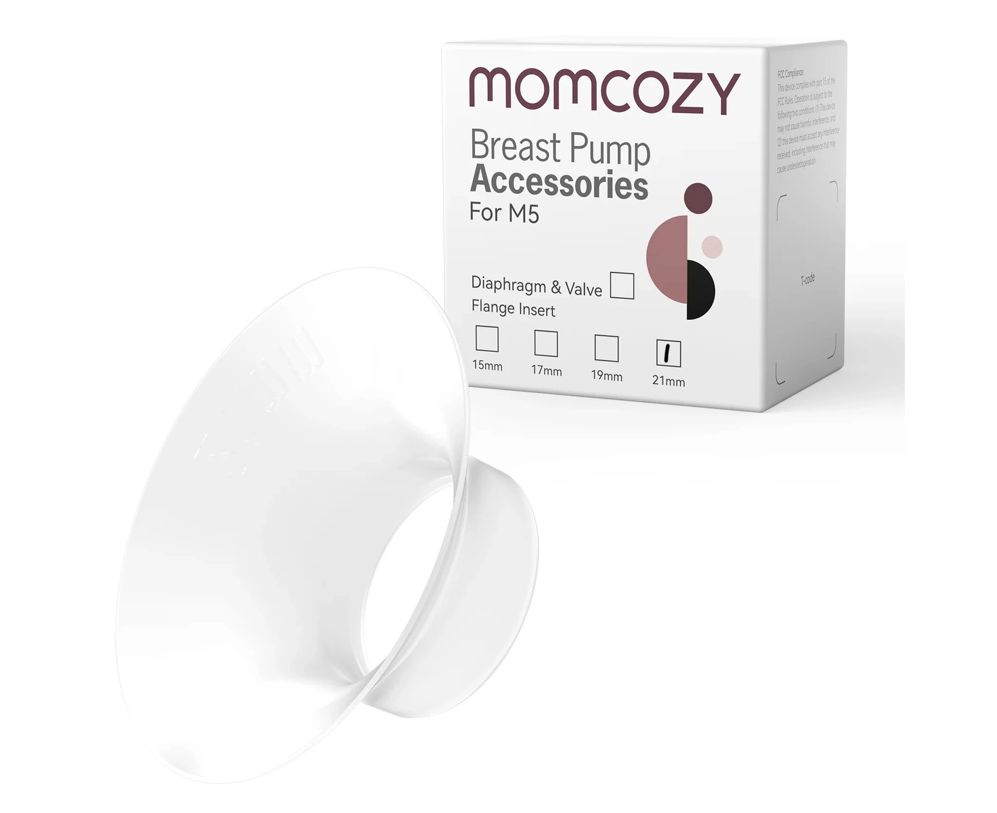 Flange Insert for Momcozy M5, Original M5 Breast Pump Replacement Accessories, 1PC