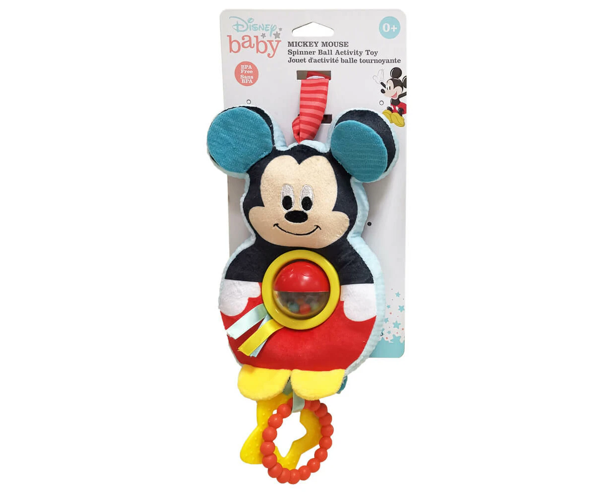 Disney Baby - Mickey Mouse Spinner Ball On-The-Go Activity Toy