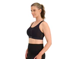 2 x Berlei Womens Ultimate Run Padded Black Bra Elastane/Nylon