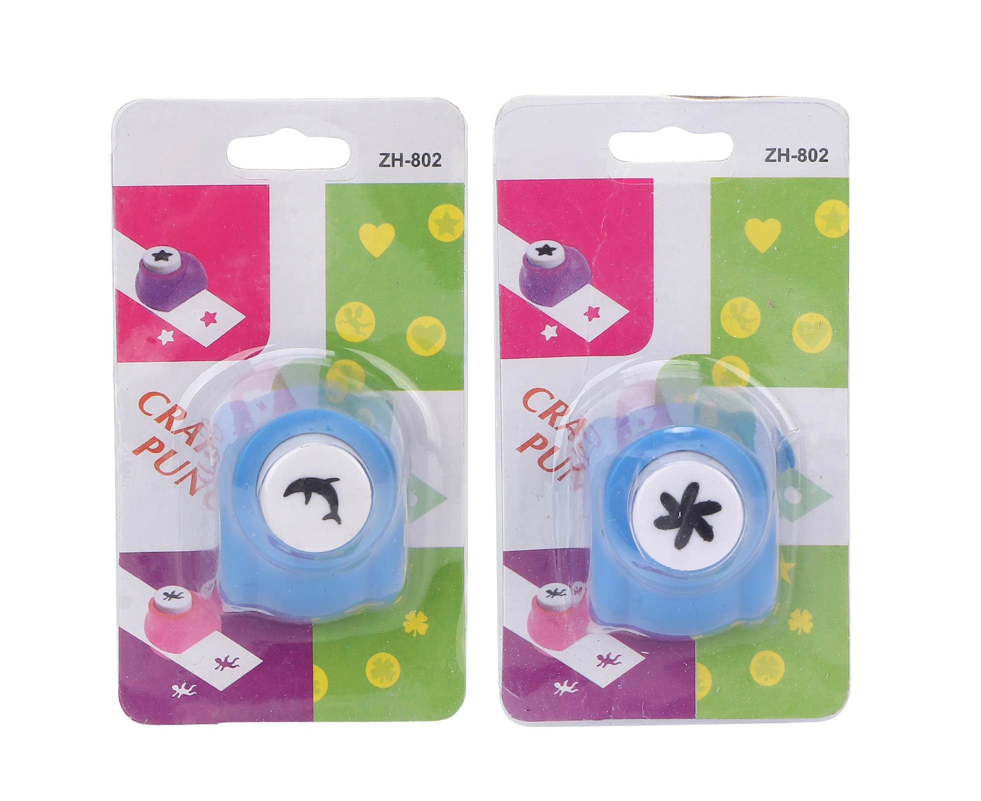 2Pcs Paper Punch Craft Hole Mini Punch Shapes For Kids  Diy Hand Crafting Scrapbook