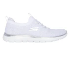 Skechers Women's Summits Pixi Dust Slip-In Sneakers - White/Silver