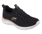 Skechers Women's Summits Pixi Dust Slip-In Sneakers - Black Rose/Gold