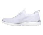 Skechers Women's Summits Pixi Dust Slip-In Sneakers - White/Silver