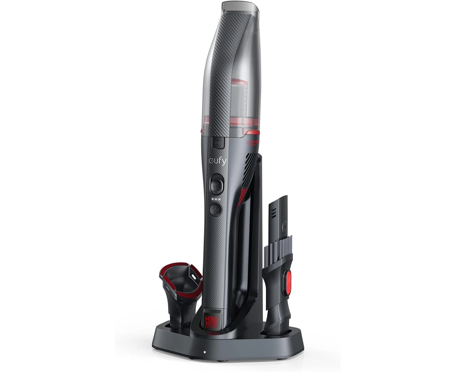 eufy HomeVac H30 Venture, Cordless Car Vacuum, 80 AW, 16kPa, Strong Suction Power, Ultra-Lightweight 1.78lbs, Charging Dock, 20min Runtime, Handheld Vacuum