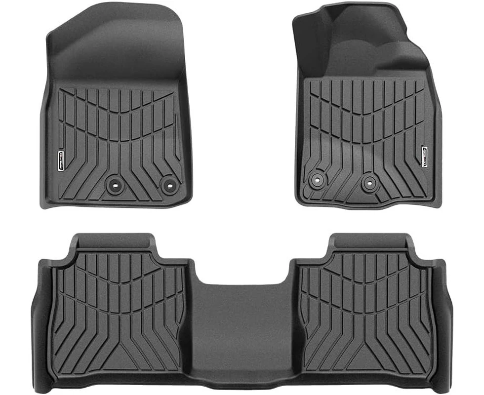 KIWI MASTER Car Floor Mat Fit for Land Cruiser 200 Series & VX Sahara My 2013-2021 - 3D TPE Anti-Slip Floor Mats Front & Rear Liner Waterproof, All Weather