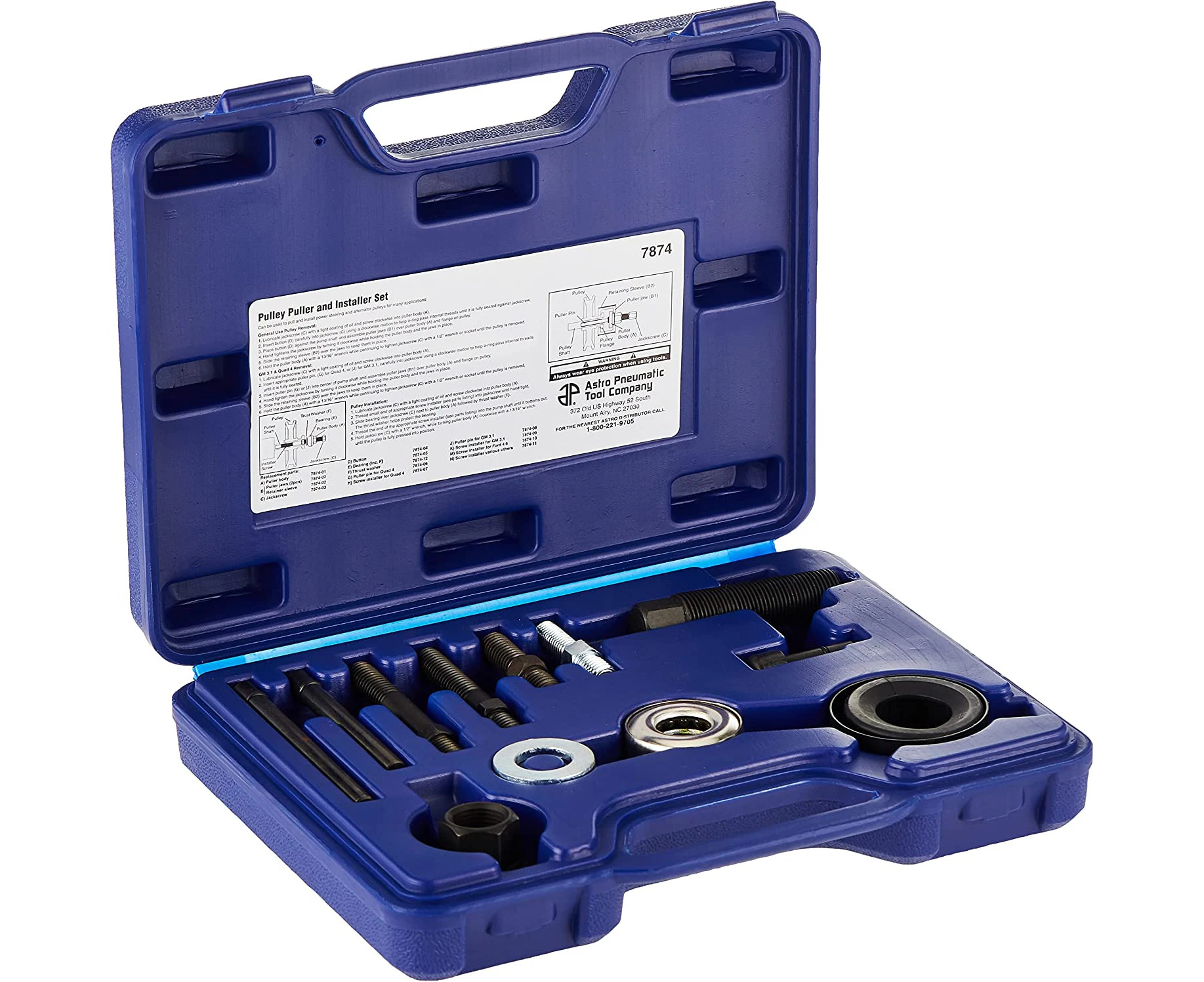 Astro 7874 Pulley Puller and Installer Kit