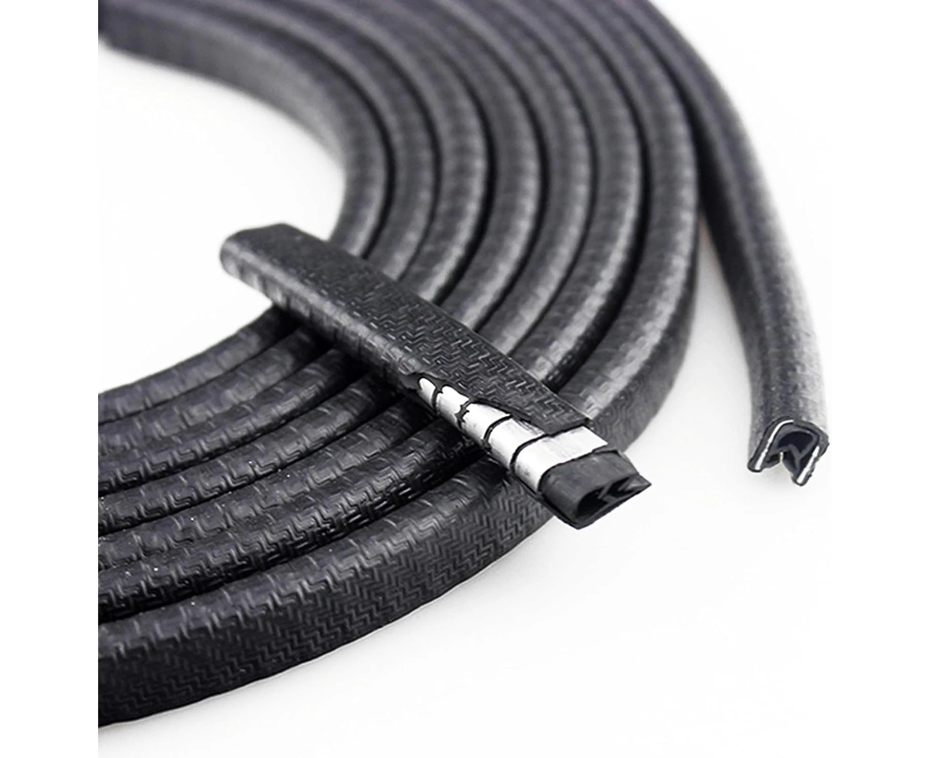 10M Rubber Edge Trim Weatherstrip for Car Door Seal, Protect Vehicle with Bumper Guard, Waterproof and Dustproof Automotive Door Edge Guard Decor