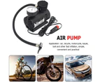 AIMALL Portable 12V Car Air Compressor Tire Pump Tyre Inflator Auto 300PSI HEAVY DUTY, Compact Design,Black, 6.5x4.9x3.3 Inches