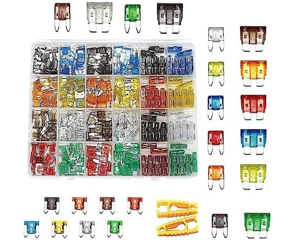 LALOCAPEYO 282Pcs-Car Fuses Assortment Kit,Blade-Type Automotive Fuses,Standard&Mini&Low Profile Mini(2A/5A/7.5A/10A/15A/20A/25A/30A),Replacement Fuses for