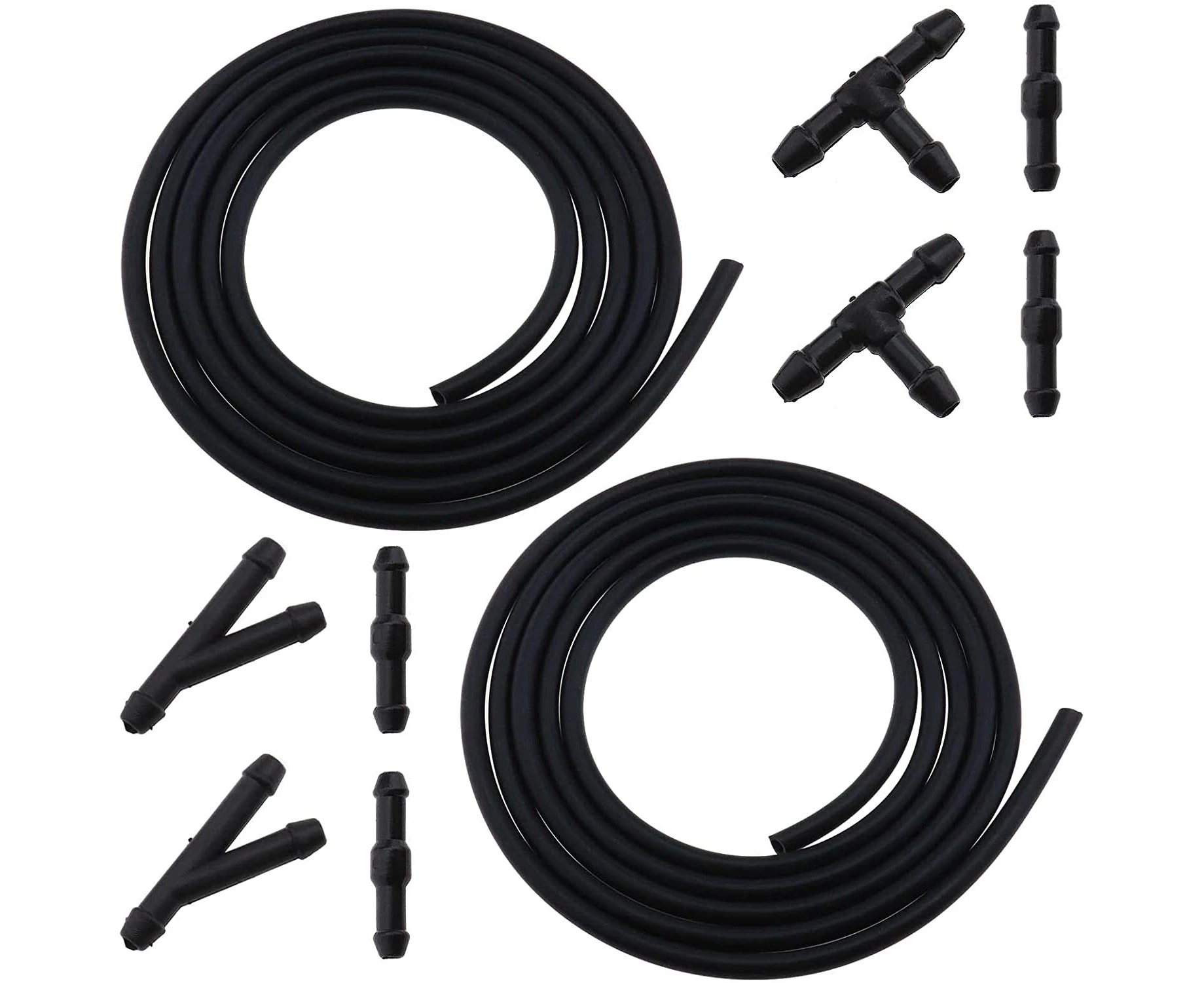 SING F LTD 10x Car Windscreen Washer Hose Pipe Kit Windscreen Washer Hose for Most Car Windshield Fluid Tubing