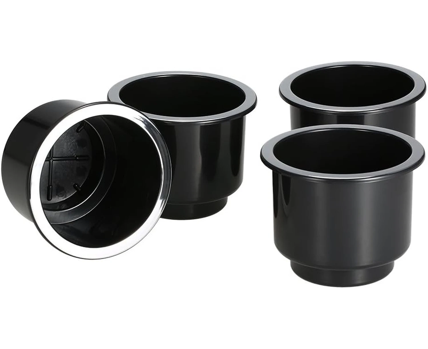 Car Cup Holder- Universal Cup Holder Recessed Drop Holder in Plastic Cup Drink Can Holder for Boat Car Marine