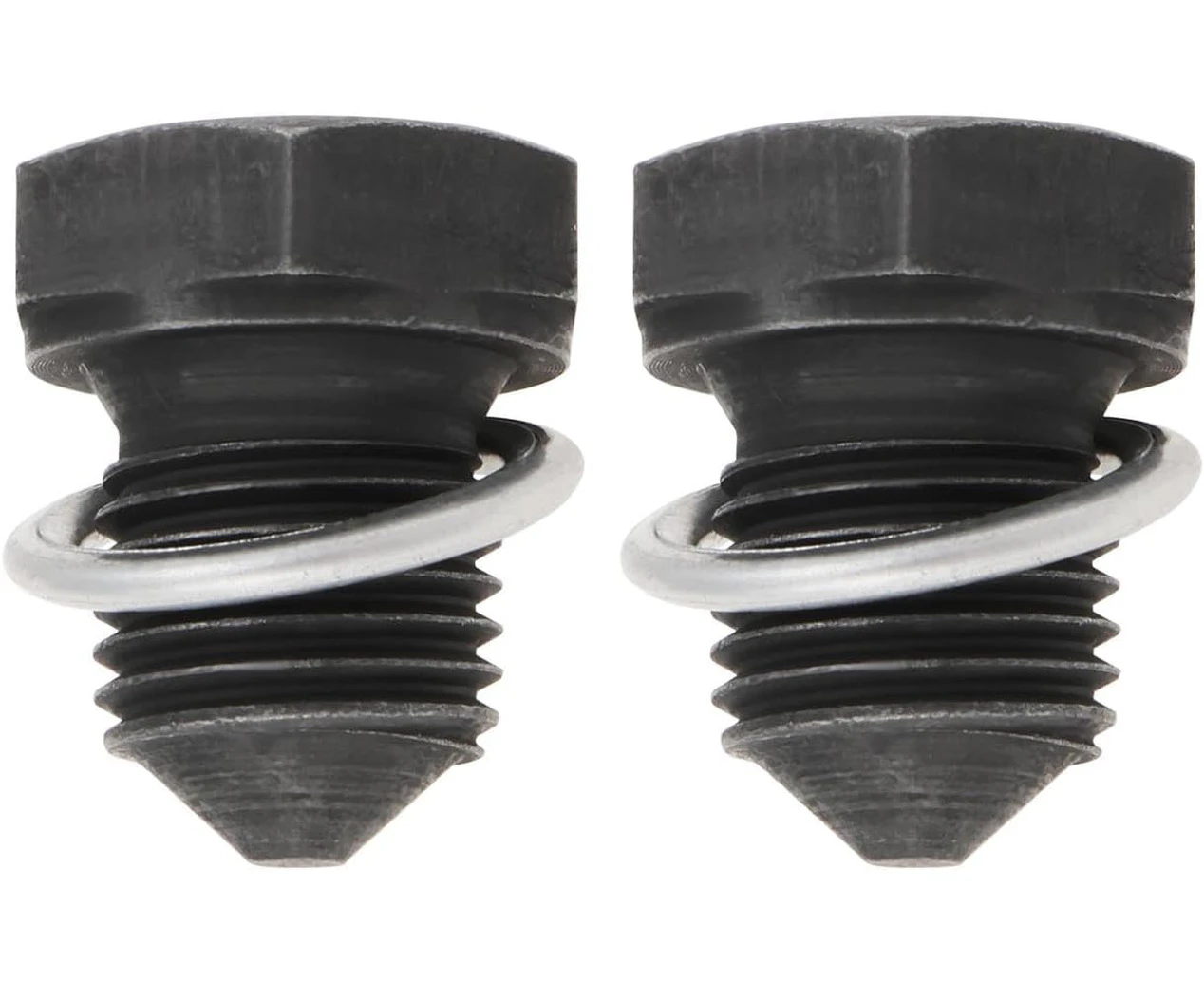 OTOTEC 2pcs Oil Pan Plug M14x1.5 Steel Oil Sump Screw Plug Compatible with Audi 100 200 Compatible with Skoda Fabia Compatible with VW