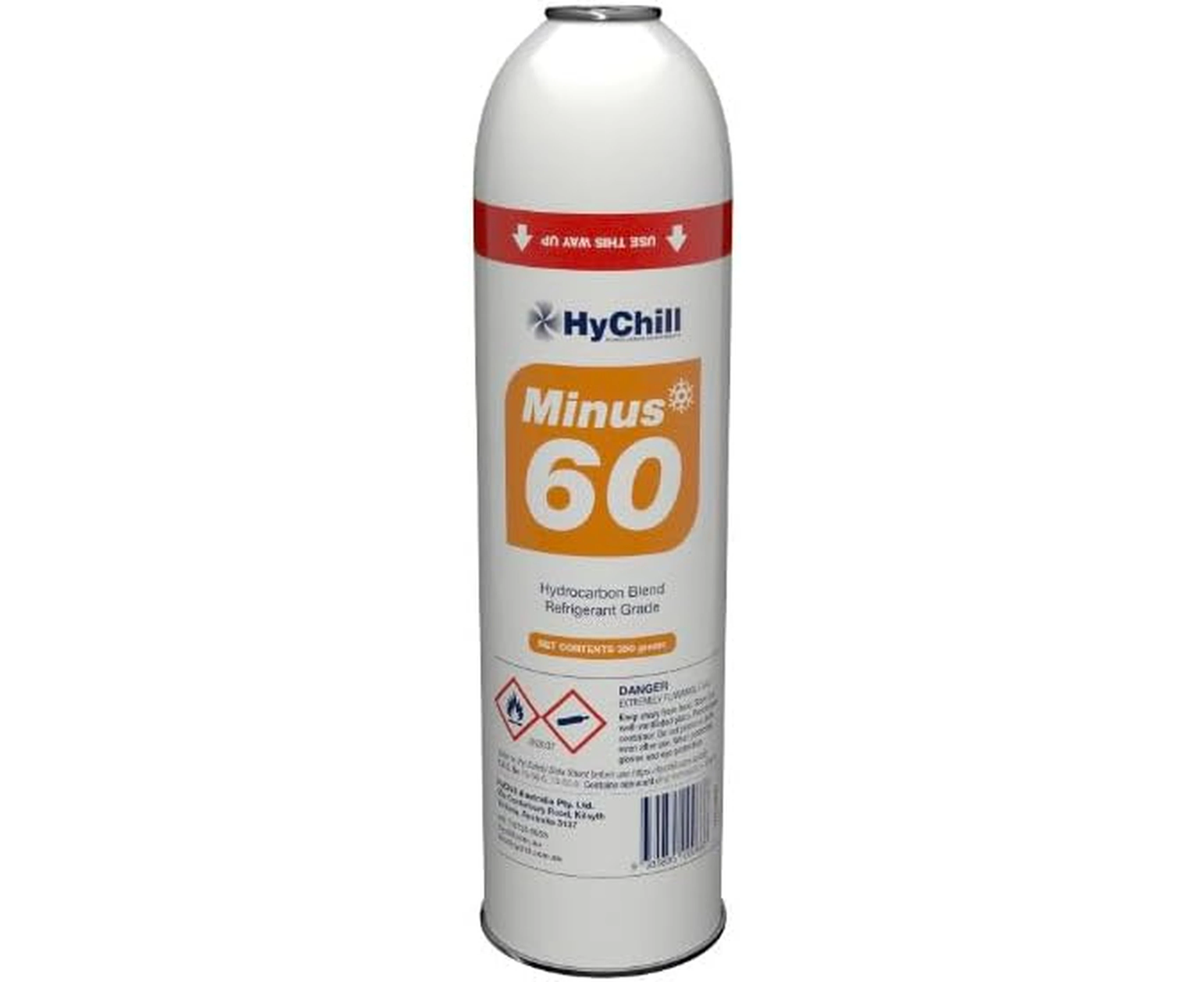 HYCHILL Minus 60 Low GWP Hydrocarbon Refrigerant 350g can