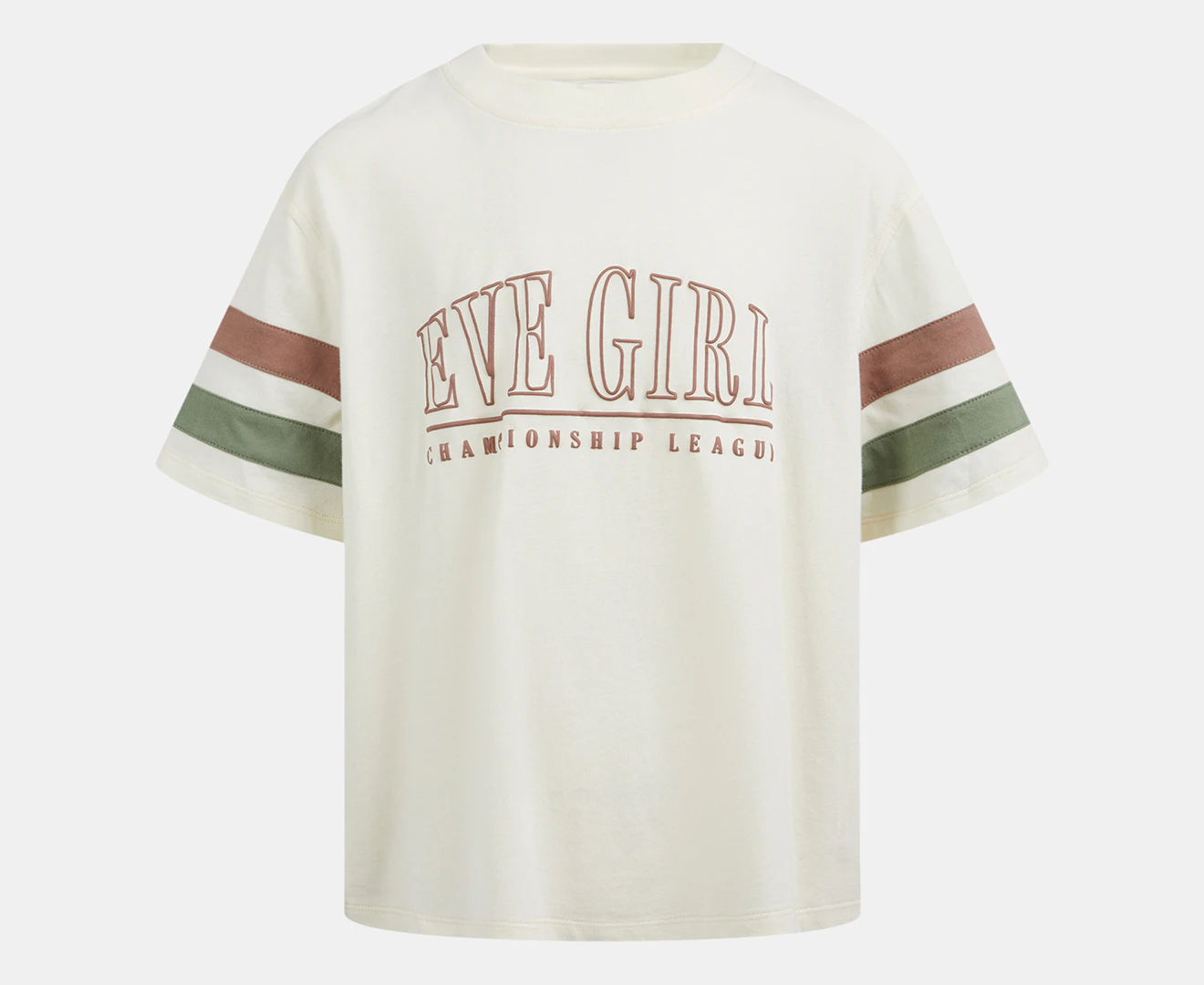 Eve Girl Youth Savannah Relaxed Tee / T-Shirt / Tshirt - Vintage White