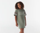 Eve Girl Youth Savannah Relaxed Tee Dress - Khaki