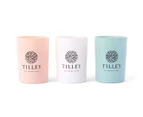 Tilley White Festive Collection Trio Votive Candles Gift Pack