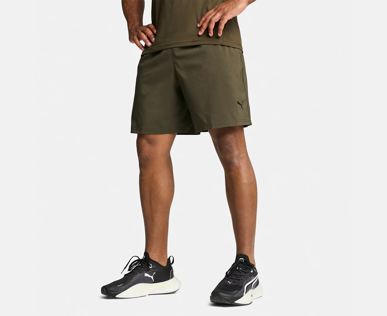 Puma Men's Train Fav Blaster 7" Shorts - Dark Olive