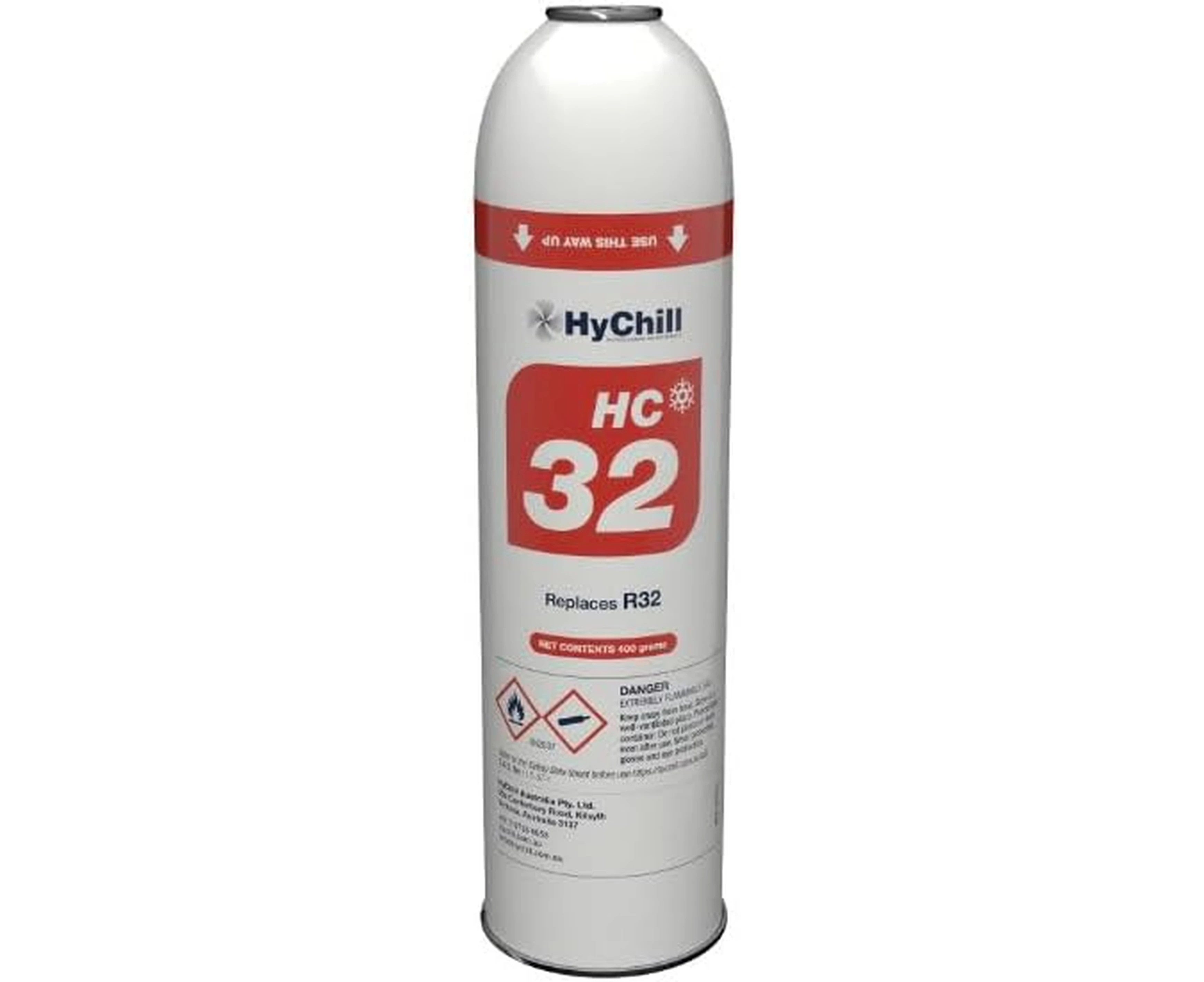 HYCHILL HC32 Low GWP Hydrocarbon Refrigerant 400g can