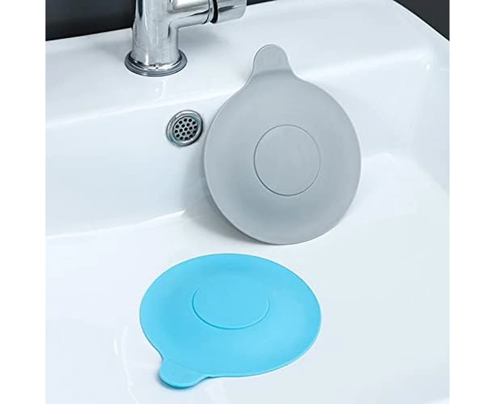 2 Pcs Tub Stopper, Bathtub Stopper, Silicone Bathtub Drain Stopper Plug, Bathtub Plug, Bath Tub Drain Cover, Sink Plug Hair Stopper Universal Use for Bathr