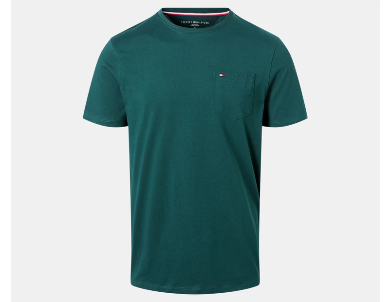 Tommy Hilfiger Men's Classic Nantucket Pocket Tee / T-Shirt / Tshirt - Cypress Green