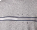 Tommy Hilfiger Men's Tonal Tino Tee / T-Shirt / Tshirt - Grey Heather