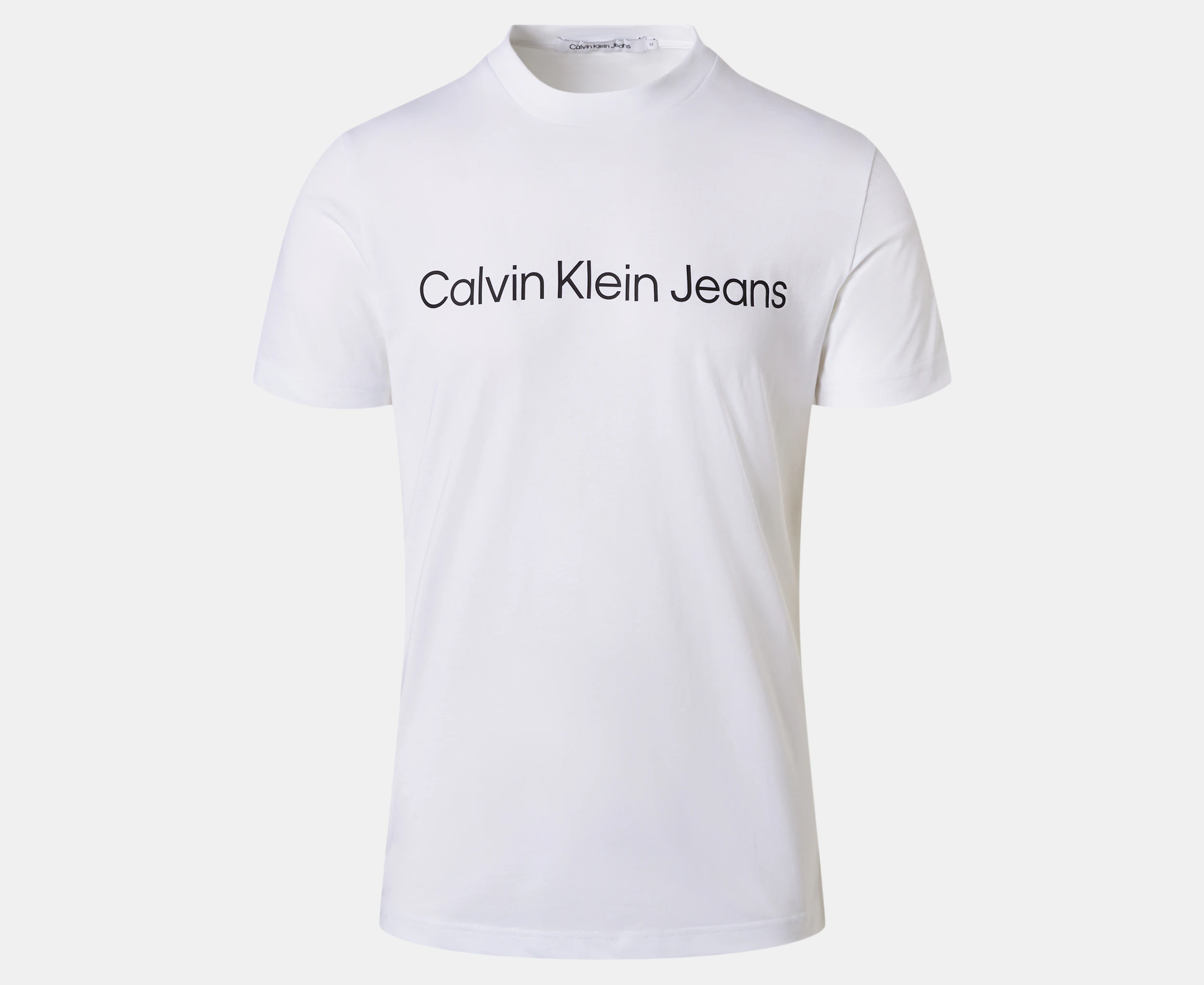 Calvin Klein Jeans Men's DC Core Institutional Logo Tee / T-Shirt / Tshirt - Bright White