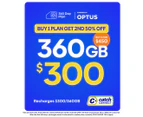 Catch Connect 365 Day Mobile Plan - 360GB