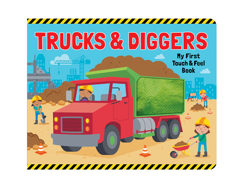 Trucks & Diggers Touch & Feel Board Book