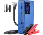 Tire Inflator Portable Air Compressor with Jump Starter Multi-Function Air Pump for Car Tires Accessories 12V Tire Pump with Digital Pressure Gauge with Po